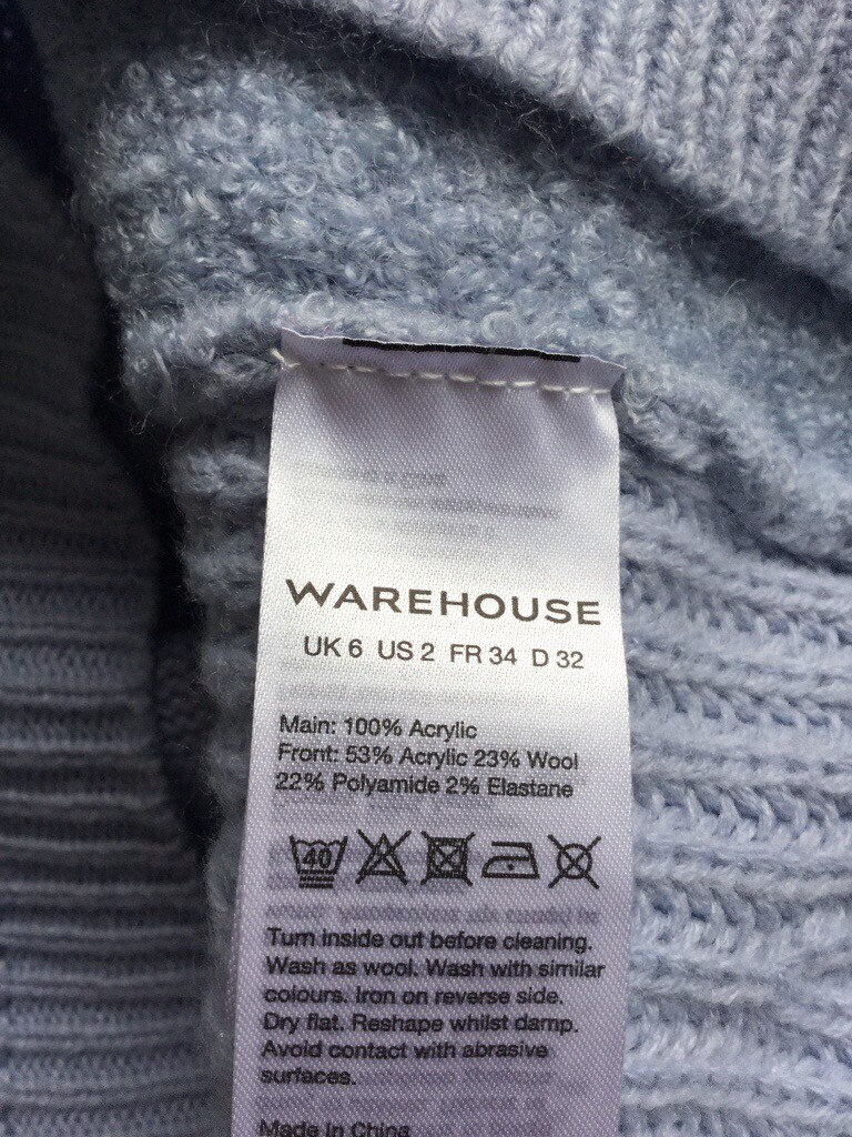 Warehouse blue jumper size U.K. 6 unworn | in Harrow, London | Gumtree